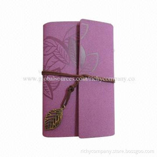 Notebook with ribbon